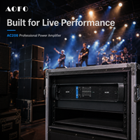 Amplificateur de puissance professionnel 2 canaux 800W classe H, amplificateur audio DJ haute puissance pour caissons de basses, enceintes sonores, altavoces