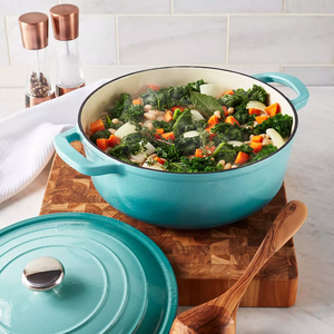 Thiết kế mới Vòng gang <span class=keywords><strong>Cookware</strong></span> sets tráng men gang nồi Hà Lan lò men soong - Product Image 2