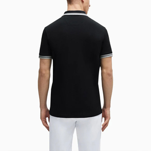 Polo da Uomo Personalizzata di Lusso, Classica Nera, per Business, all'Ingrosso - Product Image 2