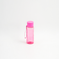 Bouteille d'eau de sport légère de 600 ml sans BPA, étanche et réutilisable avec poignée, idéale pour la salle de sport, la randonnée et les voyages.