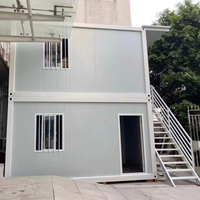 Maison isolée en conteneur à montage rapide à double couche pour immeuble de bureaux appartement spacieux