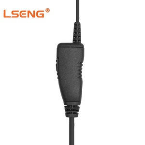 Auriculares de <span class=keywords><strong>Radio</strong></span> LSENG con Conector de Rosca, Gancho en D y Micrófono PTT, Compatibles con Radios Motorola TETRA MTP MTH Series - Product Image 2