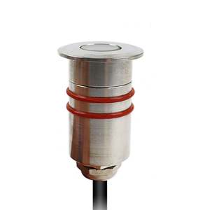 Elanby - Luz LED Sumergible para Piscina, 12 V/24 V, IP68, 0,3 W, Acero Inoxidable, 6000 K, Luz Diurna, para Exteriores, Empotrada en el Suelo, Mini, Ra80, 30 lm - Product Image 1