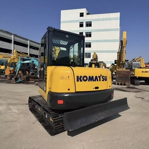 Komatsu PC56 Mini Excavator 2024 Model 5.2 Ton Operating Weight 0.22m Bucket Capacity Rubber <b>Tracks</b> Engine <b>Pump</b> Motor Bearing - Product Image 4