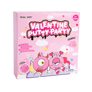 Valentine's Day Putty Party <b>Clay</b> <b>Set</b> Puff Slime Snow Putty Moving Sand for Kids - Product Image 2