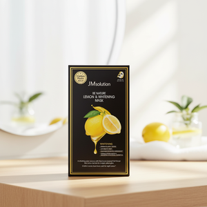 JM Solution Be Nature Lemon & Whitening Facial Mask Natural Ingredients for Brightening Skin - Product Image 3