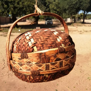 Cesta de Almacenamiento de Bambú al por Mayor, Contenedor Tejido Resistente para la Organización de la Cocina y Despensa - Product Image 1