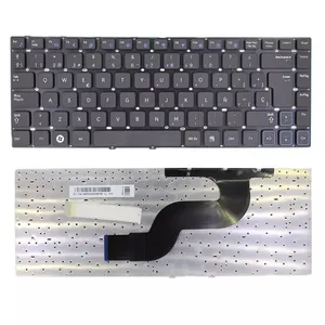 Keyboard stickers Spanish teclado no frame for Samsung NP RC410 RV410 RV411 RV415 RV420 V122960BS1 laptop keyboard