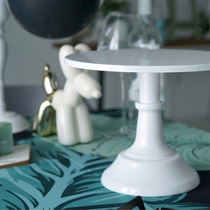 Présentoir à gâteaux rond en céramique, socle <span class=keywords><strong>d</strong></span>'exposition pour cupcakes, 11 pouces, 1 pièce - Product Image 6