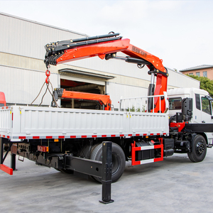 Vente directe d'usine : Grue montée sur camion 8 tonnes, grue à flèche articulée 8000 kg, grue de chargement hydraulique avec bras repliable - Product Image 2
