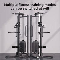 Appareil de fitness multifonctionnel à bras unique pour entraînement cardio intégré et croisement de câbles, usage domestique