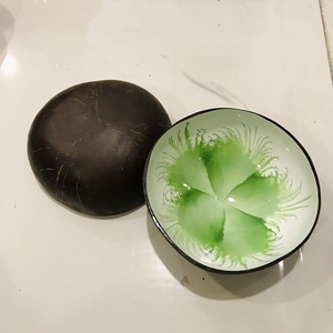 Bol en noix de coco écologique avec incrustation de perles, prix de gros, été 2021 - Product Image 5