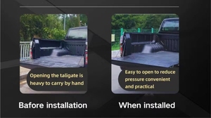 โช้คอัพเหล็กไฮดรอลิกแบบกำหนดเองสำหรับประตูท้ายรถกระบะ เช่น Triton <span class=keywords><strong>Navara</strong></span> ช่วยยกประตูท้ายแบบช้าลง - Product Image 2