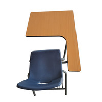 Chaise d'étudiant en bois pour mobilier scolaire, fabricants de chaises de formation individuelles pour étudiants avec tableau d'écriture