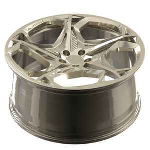 New Luxury Forged Aluminum Car <b>Wheels</b> 18-22 Inch 20mm Customized Jelly Gold Color Multi <b>Spoke</b> Design According Customer's - Product Image 1