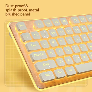 Mechanical Feel Silent Wireless Keyboard Waterproof Office Keyboard For Laptop <b>Computer</b> Gift Keyboard And Mouse Combo Set - Product Image 5