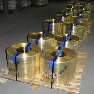 C2680 cuzn37 nửa cứng phẳng Brass tấm trang trí Brass Dải cuộn dây