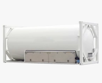 Conteneur-citerne ISO T75 de 20 pieds pour le stockage cryogénique d'argon liquide, LOX, LIN, LN2O, LCO2