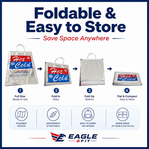 Bolsa Térmica Aislante de Papel Aluminio Reutilizable con Asa y Cierre Autoadhesivo para Retención de Calor y Frío en Entrega de Alimentos - ¡Gran Oferta! - Product Image 5