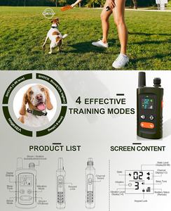 Collier anti-aboiement pour chien télécommandé D02 avec étanchéité IPX7, 1 à 99 niveaux de choc et arrêt automatique - Super Factory - Product Image 4