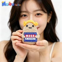 Fabricante de Juguetes Antiestrés de Patata Positiva de Ganchillo Amigurumi de Pelo Amarillo, OEM ODM a Granel, Calidad de Exportación, Regalo Empresarial