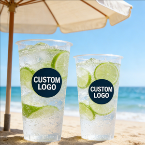 Vasos de Plástico Esmerilados para Bebidas Frías de 10oz, 24oz y 300ml, Duraderos, con Logotipo Personalizado - Product Image 6