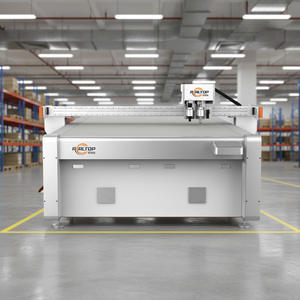 Traceur de découpe numérique à plat Realtop avec moteur et pompe PLC pour la découpe automatique de boîtes en carton ondulé - Product Image 2