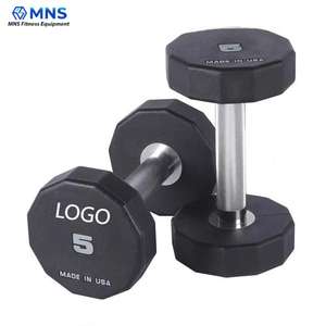 Haltères de <span class=keywords><strong>musculation</strong></span> à 12 pans avec logo personnalisé, prix d'usine, équipement de gym commercial en acier CPU, haltères de gym à 12 angles - Product Image 2