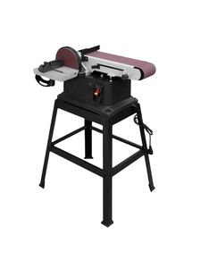 Máquina pulidora de disco portátil con banda para lijado y desbaste de madera con componente de motor central - Product Image 6