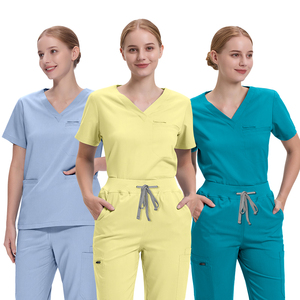 ViaoLi all'ingrosso medici e infermieri donna Scrub chirurgico uniforme Stretch Set per donne medico cura Scrub uniforme Set uniforme - Product Image 6