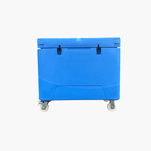 Glacière thermique rotomoulée 330L, sac isotherme pour glace sèche, chaise-congélateur, stockage de poisson, double compartiment, écologique, panneau solaire, portable - Product Image 2