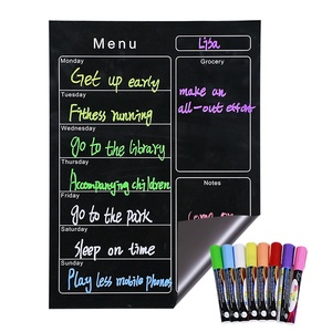 Custom Weekly/Monthly Planner Whiteboard Calendar Magnetic PET Metal Cardboard Materials for To-Do List <strong>Management</strong> - Product Image 3