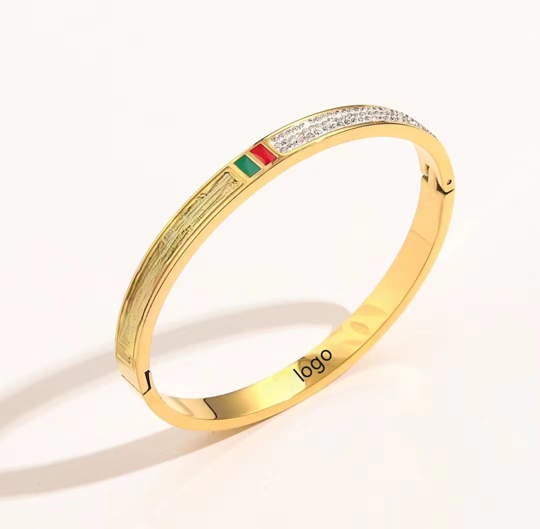 bracelet logo stainless steel