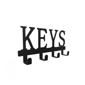 <strong>Wall</strong>-mounted New Iron Vintage <strong>Keys</strong> <strong>Rack</strong> Custom European Vintage Black Iron <strong>Keys</strong> Hook - Product Image 4