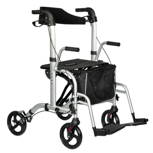 BQ1001A Disabled <strong>Walking</strong> <strong>Frames</strong> 4 Wheels Rollator Walker with <strong>Seat</strong> - Product Image 1