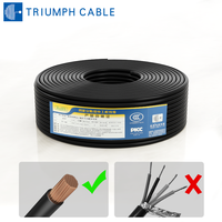 Câble électrique VDE H07V-K Câble souple flexible à un seul conducteur en PVC Câble électrique en cuivre nu pour câblage domestique 450V/750V 1.5MM-95MM