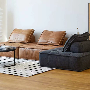 Sofá Seccional Moderno de Combinación Libre para el Hogar, Sala de Estar, Sofá Modular en Forma de Cubo, Sofá de Piso Bouclé - Product Image 2