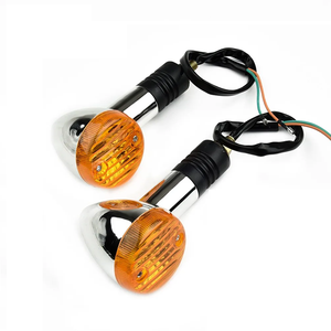 Haute qualité Super lumineux universel moto clignotant lampe à LED personnalisé rétro ambre clignotant indicateur DC 12V nouveau - Product Image 5