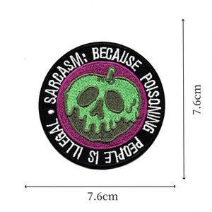 Patch brodé thermocollant style punk, motif crâne de groupe rock, cassette musicale et radio, pour la décoration de vêtements, sacs et jeans - Product Image 6
