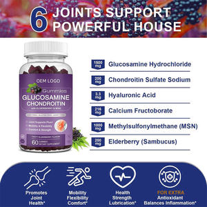<span class=keywords><strong>MSM</strong></span> Gummies <span class=keywords><strong>1500mg</strong></span> kekuatan ekstra dengan Elderberry untuk dukungan sendi dan dukungan kekebalan tubuh <span class=keywords><strong>Tablet</strong></span> chondroitin - Product Image 2