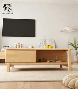 Mesa de centro de madera de diseño moderno para sala de estar, fabricada en fábrica, buen precio, personalizable, gran stock, envío inmediato. - Product Image 3