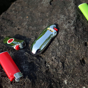 Colorful Silver <strong>Lighter</strong> Cover Shells Blank Cigarette Accessories <strong>Custom</strong> J5 Metal <strong>Lighter</strong> Holder case - Product Image 4