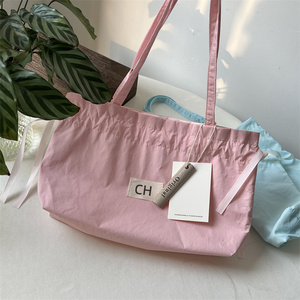 Bolsas de Regalo de Algodón Ecológicas y Duraderas con Cordón, Color Sólido, Logotipo Personalizado, Etiquetas Añadidas, con Lazo, Bolsa de Compras - Product Image 2