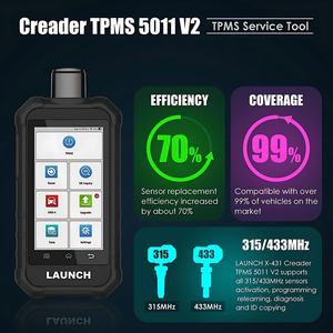Herramienta de Diagnóstico LAUNCH Creader TPMS 5011 V2, Probador de Presión de Neumáticos, Sensor TPMS Original, 12 Funciones de Reinicio, Herramienta de Programación TPMS - Product Image 2