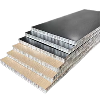 Panneau composite en nid d'abeille en aluminium blanc de 18 mm de Foshan, ignifuge, avec âme en alliage d'aluminium pour les armoires de cuisine, utilisation en intérieur