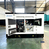 Générateur diesel fiable de 30 kVA, alimentation de secours pour centre de données, démarrage à distance, 1800 tr/min, 50/60 Hz, courant alternatif, refroidissement par eau, faible bruit, ATS