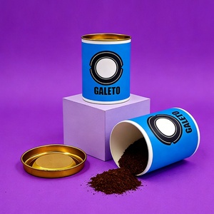 Food-grade Paper Tube for Cocoa Powder Eco-friendly Packaging Food Grade Paper Tube Packaging Paper Can - Product Image 1