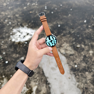 <span class=keywords><strong>Cinturino</strong></span> in pelle per Samsung Galaxy Watch 7/6/5/4 40/44mm retrò per <span class=keywords><strong>Xiaomi</strong></span> Redmi Watch 3 lite/attivo - Product Image 3