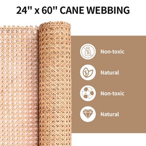 Natuurlijk rauw rotan weefmateriaal rol 40/45/50/60/80/90/100 cm 15 meter rechtstreekse leverancier riet rotan webbing uit China - Product Image 3