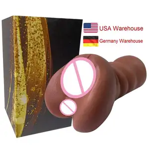 Germania magazzino masturbatore maschile realistico 630g figa tascabile 3D realistico strutturato Vagina & ano Stroker giocattoli del sesso per gli uomini %